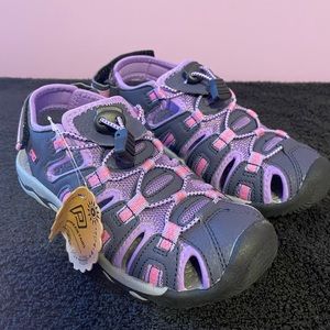 NEW Dream Pairs, blue & purple sandal, size 3, girls.